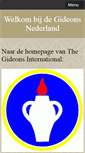 Mobile Screenshot of gideons.nl